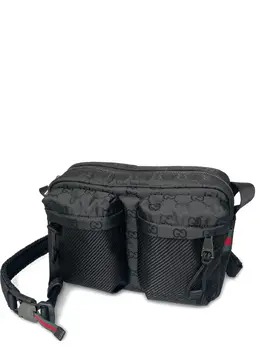 Gucci: Чёрная сумка  GG