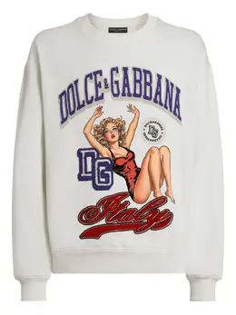 Dolce & Gabbana: Свитшот с принтом 