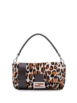 Fendi Pre-Owned: Сумка с леопардовым принтом 