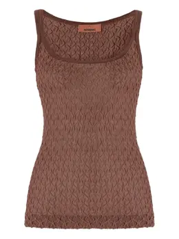 Missoni: Коричневая майка 