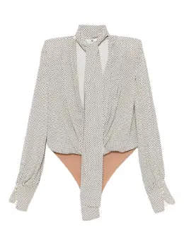 Elisabetta Franchi: Топ в горошек 
