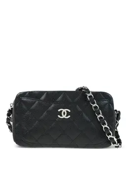 CHANEL Pre-Owned: Чёрная сумка 