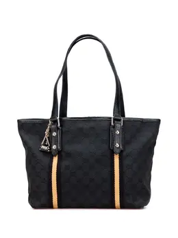 Gucci Pre-Owned: Чёрная сумка-шоппер 