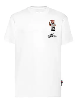 Philipp Plein: Белая футболка  Teddy Bear