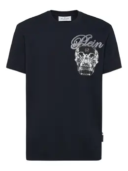 Philipp Plein: Синяя футболка  Skull
