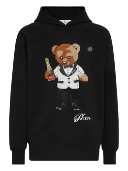 Philipp Plein: Чёрная толстовка  Teddy