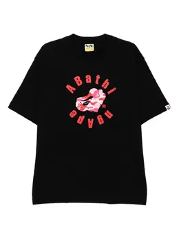 A BATHING APE®: Чёрная футболка 