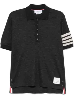 Thom Browne: Поло  4-Bar из шерсти