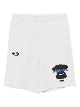 AAPE BY *A BATHING APE®: Светлые шорты 