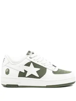 A BATHING APE®: Белые кроссовки 