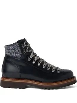 Brunello Cucinelli: Синие ботинки 