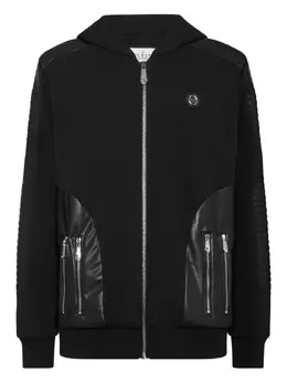 Philipp Plein: Кожаный свитшот 