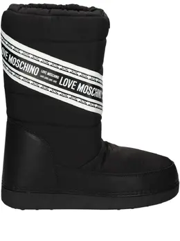Love Moschino: Чёрные ботинки 