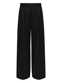 MM6 Maison Margiela: Чёрные брюки 