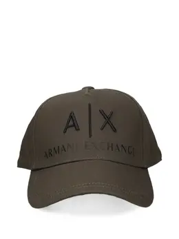 Armani Exchange: Коричневая кепка 