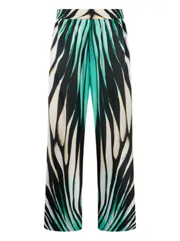 Roberto Cavalli: Брюки с животным принтом 