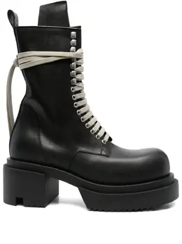 Rick Owens: Чёрные ботинки 