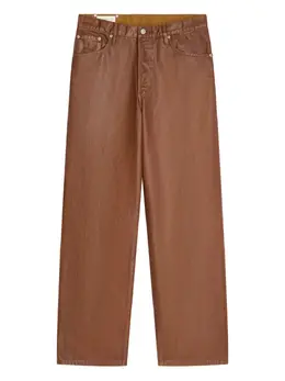 DRIES VAN NOTEN: Коричневые джинсы 