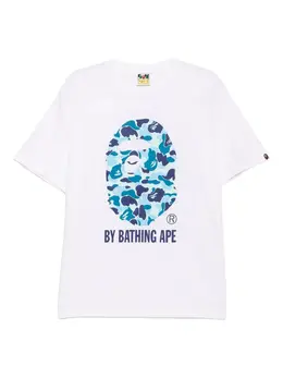 A BATHING APE®: Белая футболка 
