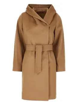 Max Mara: Пальто с капюшоном 