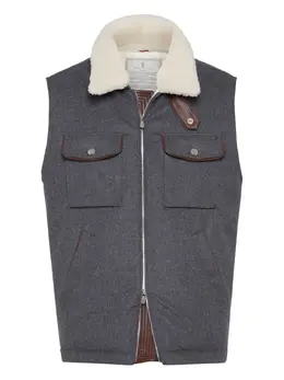 Brunello Cucinelli: Жилет из шерсти 