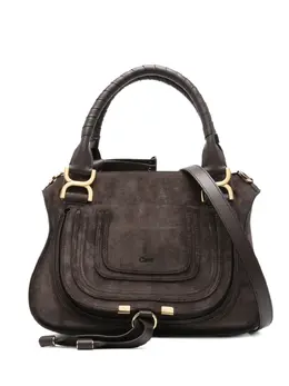 Chloé: Коричневая сумка-шоппер  Marcie