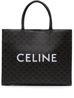 Céline Pre-Owned: Коричневая сумка-шоппер 