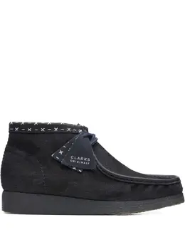 Clarks Originals: Чёрные ботинки 