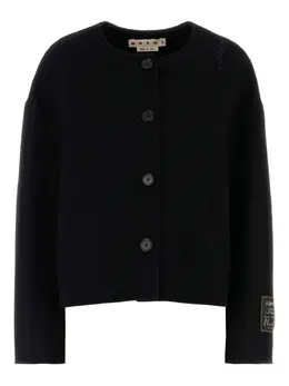 Marni: Чёрный кардиган 