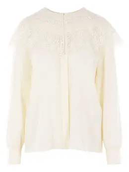 Chloé: Кружевное топ 