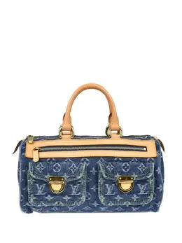 Louis Vuitton Pre-Owned: Голубая сумка 
