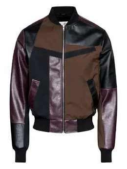 MM6 Maison Margiela: Кожаная куртка 