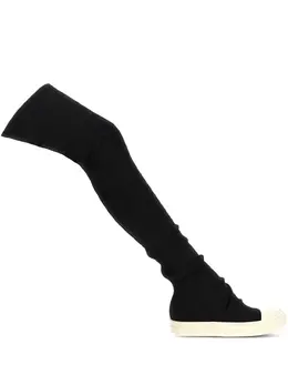Rick Owens DRKSHDW: Чёрные ботинки 