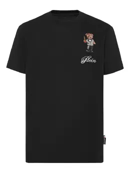 Philipp Plein: Чёрная футболка  Teddy Bear