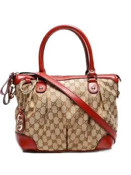 Gucci Pre-Owned: Коричневая сумка 