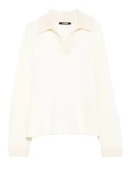 Jacquemus: Белое поло 