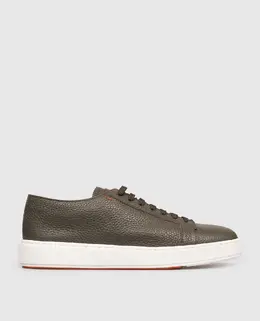 Santoni: Зелёные кеды 