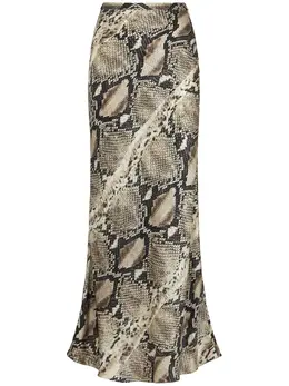 ROBERTO CAVALLI: Шёлковая юбка 
