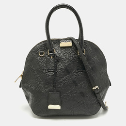 Burberry: Чёрная сумка 