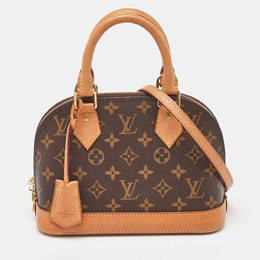 Louis Vuitton: Коричневая сумка  Alma BB