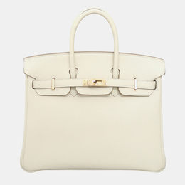 Hermes: Белая сумка  Birkin 25