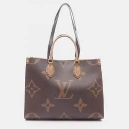 Louis Vuitton: Коричневая сумка-шоппер 