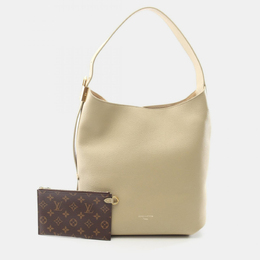 Louis Vuitton: Бежевая сумка 
