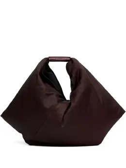MM6 Maison Margiela: Коричневая сумка-шоппер 