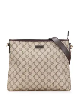 Gucci Pre-Owned: Коричневая сумка через плечо 