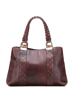 Gucci Pre-Owned: Коричневая сумка-шоппер 