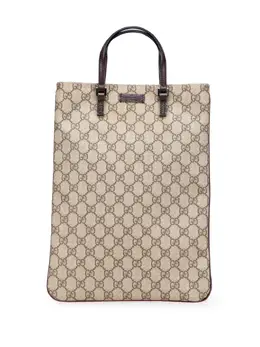 Gucci Pre-Owned: Коричневая сумка-шоппер 