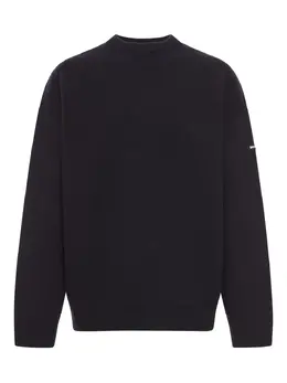 Balenciaga: Чёрный свитер 