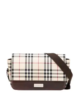 Burberry Pre-Owned: Коричневая сумка через плечо 