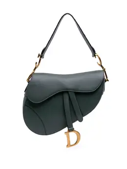 Christian Dior Pre-Owned: Зелёная сумка 